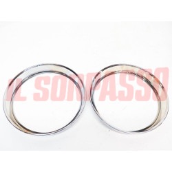 CORNICI CERCHI FARO GRUPPI OTTICI FANALI LANCIA APPIA 3 SERIE ORIGINALI CARELLO