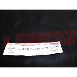 FODERE COPRI SEDILI FIAT UNO MK1 CON POGGIATESTA IN PELLE NERA ORIGINALI REKORD