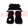 FODERE COPRI SEDILI FIAT 124 COUPE IN VELLUTO BLU CON POGGIATESTA ORIGINALI