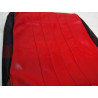 FODERE COPRI SEDILI ANTERIORI + POSTERIORI FIAT 127 4 PORTE IN PELLE ROSSO NERE