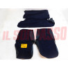 FODERE COPRI SEDILI ANTERIORI POSTERIORI FIAT 127 CL 2P PIED DE POULE BLU NERO