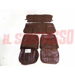 FODERE COPRI SEDILI ANTERIORI + POSTERIORI INNOCENTI MINI 120 PELLE MARRONE