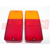 PLASTICHE FANALI POSTERIORI FORD TRANSIT MK2 ORIGINALI MARCATE FORD NOS