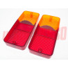 PLASTICHE FANALI POSTERIORI FORD TRANSIT MK2 ORIGINALI MARCATE FORD NOS