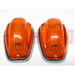 FANALINI ANTERIORI FRECCE FIAT 615 FURGONE ORIGINALI ARANCIO