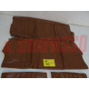 FODERE COPRI SEDILI FIAT PANDA 30 45 4x4 IN PELLE MARRONE SCURO ORIGINALI NOS