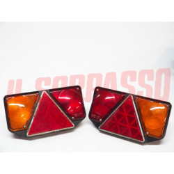 FANALI FARI POSTERIORI RIMORCHI AUTOCARRI EPOCA FIAT OM ANNI 70 80 CATALUX NOS