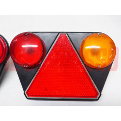 FANALI FARI POSTERIORI RIMORCHI AUTOCARRI FIAT OM ANNI 70 80 LEART SENZA TARGA