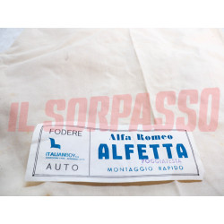FODERE TAPPEZZERIA COPRI SEDILI ALFA ROMEO ALFETTA BERLINA CON POGGIATESTA NOS