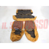 FODERE COPRI SEDILI ANTERIORI POSTERIORI FIAT 127 CL  2P RIGHE BEIGE GRIGIO NERO