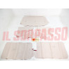 FODERE COPRI PANNELLI PORTA + POSTERIORI CAPPELLIERA FIAT 850 BERLINA ROSSE NOS
