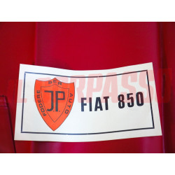 FODERE COPRI PANNELLI PORTA + POSTERIORI CAPPELLIERA FIAT 850 BERLINA ROSSE NOS