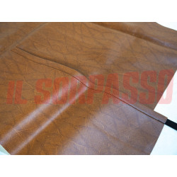 FODERE COPRI PANNELLI PORTA POSTERIORI CAPPELLIERA FIAT 850 BERLINA MARRONE NOS