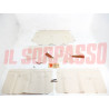 FODERE COPRI PANNELLI PORTA POSTERIORI CAPPELLIERA FIAT 850 BERLINA MARRONE NOS