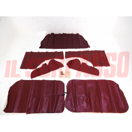 FODERE COPRI PANNELLI PORTA POSTERIORI CAPPELLIERA FIAT 600 D E BORDOAUX