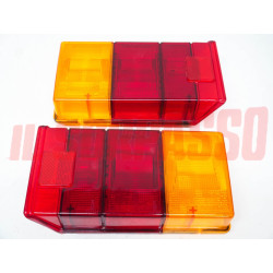PLASTICHE FANALI FARI POSTERIORI DESTRO SINISTRO CITROEN VISA MK1 MARCA GEMO