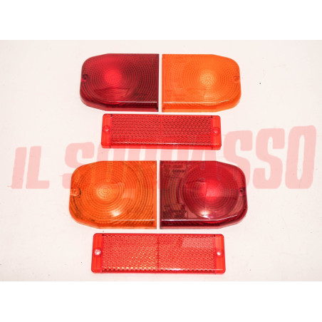 PLASTICHE FANALI FARI POSTERIORI AUTOCARRI OM 50 55 60 65 70 75 80 90 N 100 ARIC