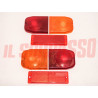 PLASTICHE FANALI FARI POSTERIORI AUTOCARRI OM 50 55 60 65 70 75 80 90 N 100 ARIC