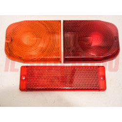 PLASTICHE FANALI FARI POSTERIORI AUTOCARRI OM 50 55 60 65 70 75 80 90 N 100 ARIC