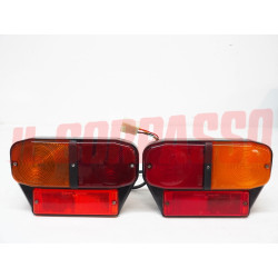 PLASTICHE FANALI FARI POSTERIORI AUTOCARRI OM 50 55 60 65 70 75 80 90 N 100 NOS