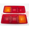PLASTICHE FANALI POSTERIORI DESTRO SINISTRO AUTOCARRI IVECO 190 MERCEDES MAGIRUS