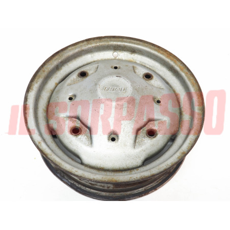 CERCHIO RUOTA FIAT 500 R 3,5 X 12 ORIGINALE CON FORI IN RILIEVO