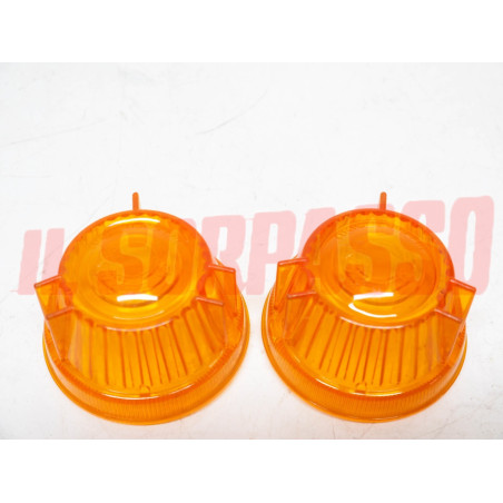 PLASTICHE FANALINI ANTERIORI ARANCIO ALFA ROMEO RENAULT 4 1 SERIE ARIC