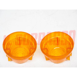 PLASTICHE FANALINI ANTERIORI ARANCIO ALFA ROMEO RENAULT 4 1 SERIE ARIC