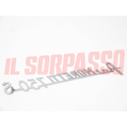 SCRITTA SIGLA POSTERIORE CARROZZERIA FIAT 750 S MORETTI ORIGINALE
