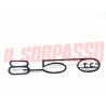 SCRITTA FREGIO FIAT 850 TC 600 ABARTH ORIGINALE 11,9 CM