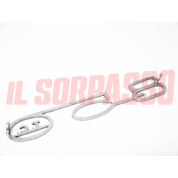 SCRITTA FREGIO FIAT 850 TC 600 ABARTH ORIGINALE 11,9 CM