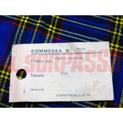 FODERE COPRI SEDILI ANTERIORI POSTERIORI LANCIA FLAVIA BERLINA SCOZZESE BLU NOS