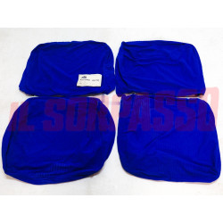FODERE COPRI SEDILI ANTERIORI LANCIA FULVIA BERLINA 2C IN TESSUTO BLU NOS