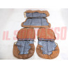 FODERE COPRI SEDILI ANTERIORI POSTERIORI FIAT 1100 R ORIGINALI MARRONE BEIGE