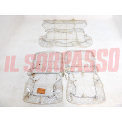 FODERE COPRI SEDILI ANTERIORI + POSTERIORI FIAT 1100 D ORIGINALI TRASPARENTI
