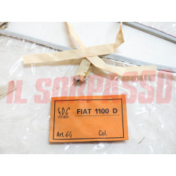 FODERE COPRI SEDILI ANTERIORI + POSTERIORI FIAT 1100 D ORIGINALI TRASPARENTI