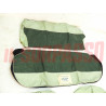 FODERE COPRI SEDILI ANTERIORI POSTERIORI FIAT 1100 103 D ORIGINALI BIANCHI VERDI