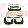 FODERE COPRI SEDILI ANTERIORI POSTERIORI FIAT 1100 103 D ORIGINALI BIANCHI VERDI