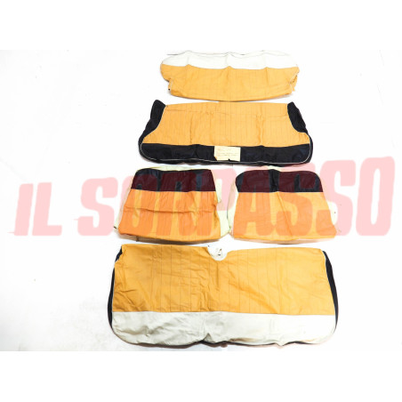 FODERE COPRI SEDILI ANTERIORI POSTERIORI FIAT 1100 103 58 ORIGINAL BIANCHI BEIGE