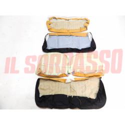 FODERE COPRI SEDILI ANTERIORI POSTERIORI FIAT 1100 103 58 ORIGINAL BIANCHI BEIGE