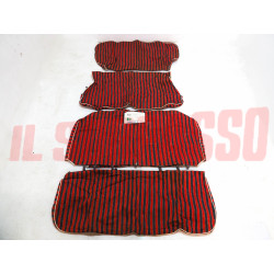 FODERE COPRI SEDILI ANTERIORI POSTERIORI FIAT 1100 103 E ORIGINALI A RIGHE