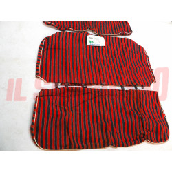 FODERE COPRI SEDILI ANTERIORI POSTERIORI FIAT 1100 103 E ORIGINALI A RIGHE