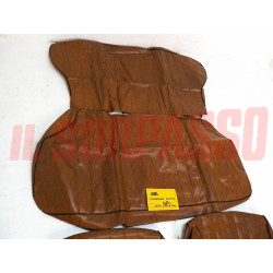 FODERE COPRI SEDILI ANTERIORI + POSTERIORI ALFA ROMEO 1750 BERLINA MARRONI NOS