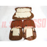 FODERE COPRI SEDILI ANTERIORI + POSTERIORI ALFA ROMEO 1750 BERLINA MARRONI NOS