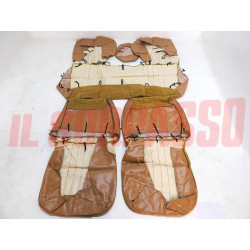 FODERE COPRI SEDILI ANTERIORI POSTERIORI ALFA ROMEO 1750 BERLINA VELLUTO MARRONI