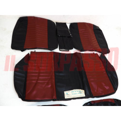 FODERE COPRI SEDILI ANTERIORI POSTERIORI ALFA ROMEO GIULIA NUOVA SUPER ROSSONERE