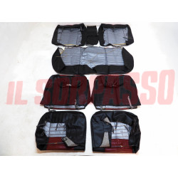 FODERE COPRI SEDILI ANTERIORI POSTERIORI ALFA ROMEO GIULIA NUOVA SUPER ROSSONERE