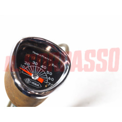STRUMENTO + CAVO CONTACHILOMETRI MOTO VEGLIA SCALA 70 KM/H MADE IN FRANCE