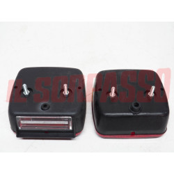 FANALI FARI POSTERIORI CON LUCE TARGA RIMORCHI + TRATTORI ANNI 80 - 90 ARIC