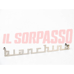 SCRITTA SIGLA AUTOBIANCHI BIANCHINA BERLINA CABRIO TRASFORMABILE PANORAMICA